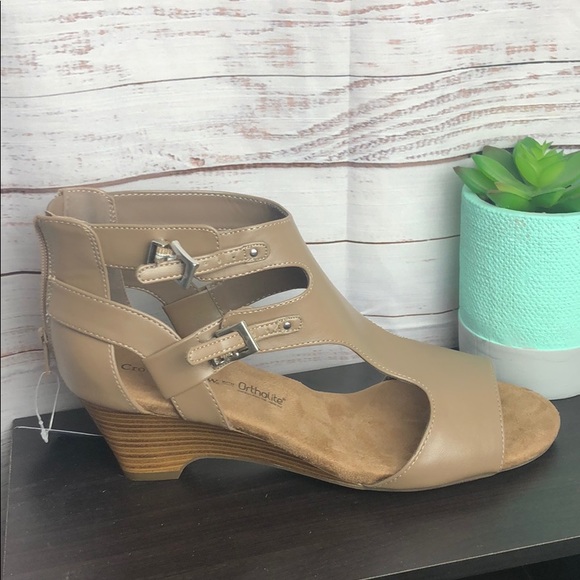 Croft & Barrow ortholite wedge sandals - Picture 2 of 6